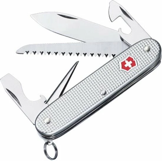 Victorinox Zakmes Farmer 9 Functies Rvs Zilver 4 Victorinox Zakmes Farmer 9 Functies Rvs Zilver - Afbeelding 2