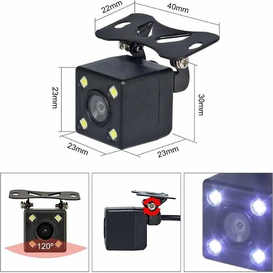 Procar® ARC2 Draadloze HD Parking Achteruitrijcamera + 5-inch TFT LCD Monitor - Zwart 8 Procar® ARC2 Draadloze HD Parking Achteruitrijcamera + 5-inch TFT LCD Monitor - Zwart - Afbeelding 6