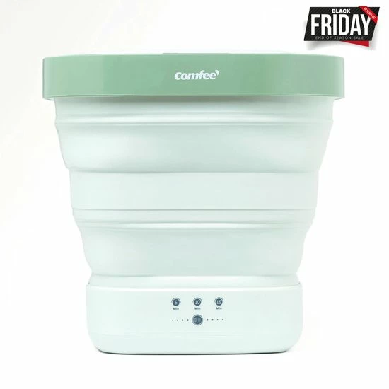 Comfee C&M - Draagbare Mini Wasmachine – Compact Wassen- 0.8 KG - Schone Kleding & Ondergoed – Inclusief Afvoer - Groen 3 Comfee C&M - Draagbare Mini Wasmachine – Compact Wassen- 0.8 KG - Schone Kleding & Ondergoed – Inclusief Afvoer - Groen