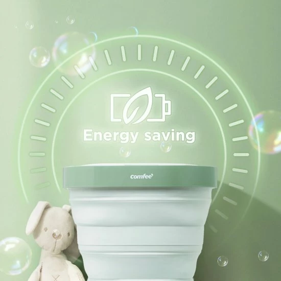 Comfee C&M - Draagbare Mini Wasmachine – Compact Wassen- 0.8 KG - Schone Kleding & Ondergoed – Inclusief Afvoer - Groen 8 Comfee C&M - Draagbare Mini Wasmachine – Compact Wassen- 0.8 KG - Schone Kleding & Ondergoed – Inclusief Afvoer - Groen - Afbeelding 6