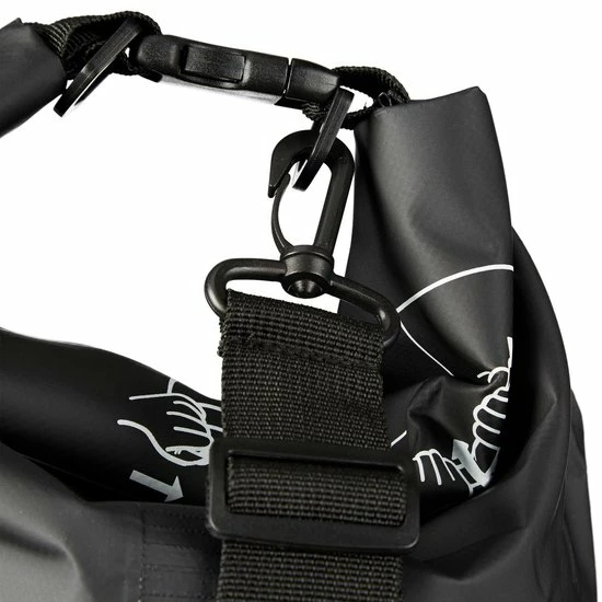 Merkloos Relaxdays Ocean Pack 30 Liter - Waterdichte Tas - Outdoor Droogtas - Dry Bag - Plunjezak - Zwart 9 Merkloos Relaxdays Ocean Pack 30 Liter - Waterdichte Tas - Outdoor Droogtas - Dry Bag - Plunjezak - Zwart - Afbeelding 7