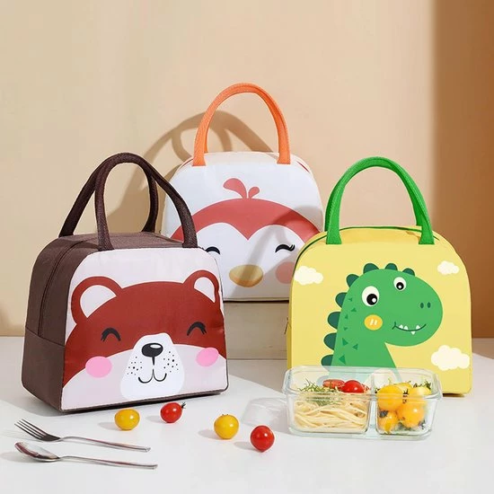 Lunchtas / Koeltas - Dino | Lunch Bag | Polyester / Nylon | 23x15x20 Cm | Fashion Favorite 6 Lunchtas / Koeltas - Dino | Lunch Bag | Polyester / Nylon | 23x15x20 Cm | Fashion Favorite - Afbeelding 4