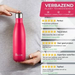 Pulver - Luxe RVS Thermosfles / Drinkfles – BPA Vrij – 500 Ml - Waterfles Met Rietje – Drinkfles – Dubbele Isolatie - Roze 13 Pulver - Luxe RVS Thermosfles / Drinkfles – BPA Vrij – 500 Ml - Waterfles Met Rietje – Drinkfles – Dubbele Isolatie - Roze -Flamecan winkel 550x550 155