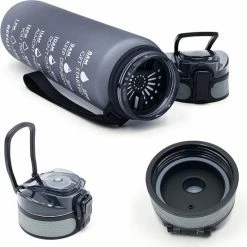 Lopoleis Drinkfles - Waterfles 1 Liter - Motivatie Waterfles Met Tijdsmarkering - Water Bottle - BPA Vrij 9 Lopoleis Drinkfles - Waterfles 1 Liter - Motivatie Waterfles Met Tijdsmarkering - Water Bottle - BPA Vrij -Flamecan winkel 550x550 190