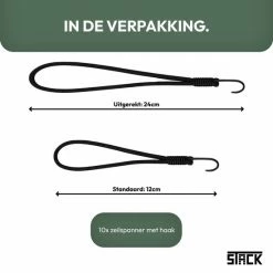 STACK Zeilspanner Met Haak | 10 Stuks - Spanrubbers - Spanelastieken - Spanband Voor Bootzeil/Zeil/Spandoeken 13 STACK Zeilspanner Met Haak | 10 Stuks - Spanrubbers - Spanelastieken - Spanband Voor Bootzeil/Zeil/Spandoeken -Flamecan winkel 550x550 206