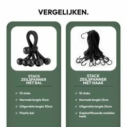 STACK Zeilspanner Met Haak | 10 Stuks - Spanrubbers - Spanelastieken - Spanband Voor Bootzeil/Zeil/Spandoeken 15 STACK Zeilspanner Met Haak | 10 Stuks - Spanrubbers - Spanelastieken - Spanband Voor Bootzeil/Zeil/Spandoeken -Flamecan winkel 550x550 207