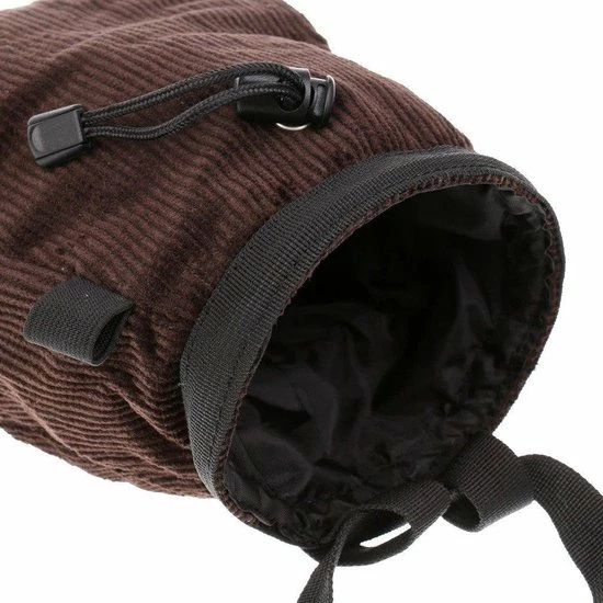 Merkloos Pofzak Voor Klimmen En Boulderen - Corduroy Velours - Chalk Bag Klimmen - Boulder Pofzak 4 Merkloos Pofzak Voor Klimmen En Boulderen - Corduroy Velours - Chalk Bag Klimmen - Boulder Pofzak - Afbeelding 2