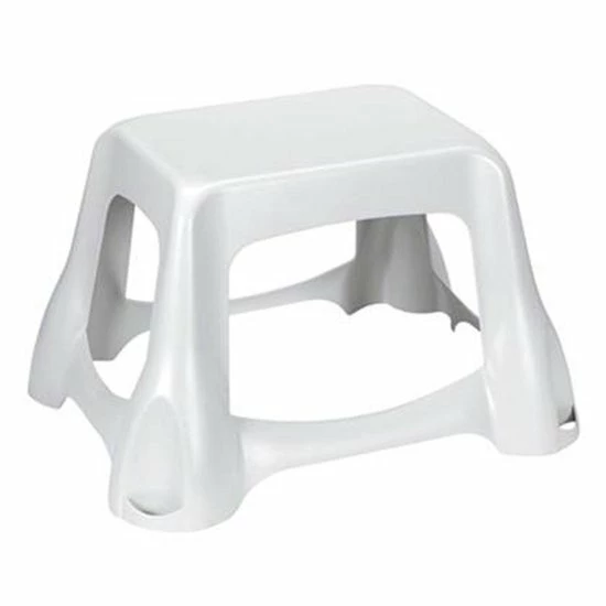 Curver Opstapje De Luxe Krukje - Wit 4 Curver Opstapje De Luxe Krukje - Wit - Afbeelding 2