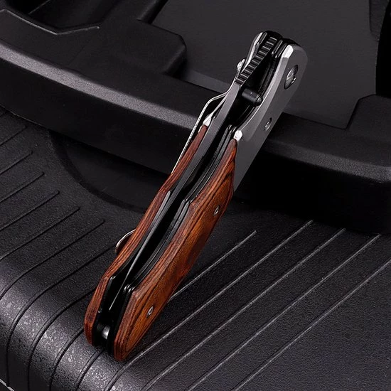 Xinbigo Zakmes - Knife - Zwart Blad - Black Blade - Survival Mes - Jachtmes - Outdoor - Camping - Kamperen - 4 Xinbigo Zakmes - Knife - Zwart Blad - Black Blade - Survival Mes - Jachtmes - Outdoor - Camping - Kamperen - - Afbeelding 2