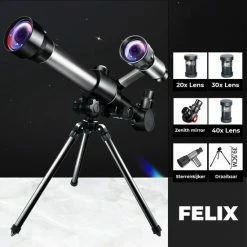 Lavazo Telescoop - Sterrenkijker - Astronomie - 3 Lenzen - Sterrenkunde - Space Grey - Sterrenkijker Voor Kinderen -Flamecan winkel 550x550 34