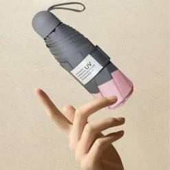 Merkloos TDR -Opvouwbare Paraplu -Windproof- Zonnescherm UV-SPF 50+compact En Draagbaar- Extra Sterk - Roze -Flamecan winkel 550x550 355