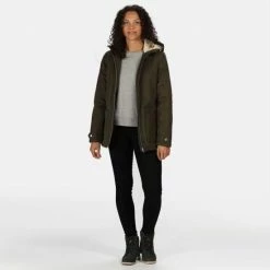 Regatta Bergonia II Waterdichte Geïsoleerd Jas Dames, Olijf Maat UK 20 / DE 46 -Flamecan winkel 550x550 37