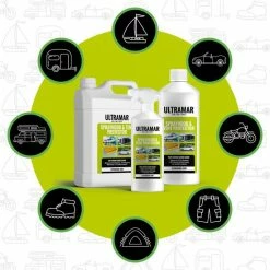Ultramar - Sprayhood & Tent Protector 2,5L - Impregneermiddel Voor Bootkap, Tent, Cabriodak - Maakt Waterdicht En Geeft Extra Bescherming -Flamecan winkel 550x550 377