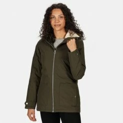Regatta Bergonia II Waterdichte Geïsoleerd Jas Dames, Olijf Maat UK 20 / DE 46 -Flamecan winkel 550x550 38