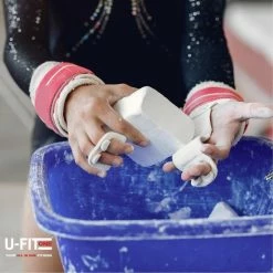 U-Fit One U Fit One® 1 Stuk Magnesium Chalk Blok - Gym Chalk Block - Turnen - Paaldansen - Klimmen - Crossfit - Gewicht Heffen - Ufitone -Flamecan winkel 550x550 399