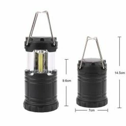IBright 3 In 1 Oplaadbare Camping Lamp - Tentlamp - Lantaarn - Zaklamp - Multifunctioneel - Solar - Zwart -Flamecan winkel 550x550 45