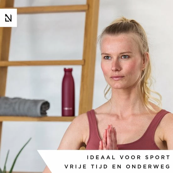 LARS NYSØM Roestvrijstalen Drinkfles 'Ren' 750ml Blue Stone 7 LARS NYSØM Roestvrijstalen Drinkfles 'Ren' 750ml Blue Stone - Afbeelding 5