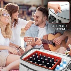Bomoe Opvouwbare Koeltas IceBreezer KT53 - Koelbox Voor Onderweg - 53x37x32 Cm - 52 Liter - Picknicktas Perfect Voor Barbecues Of Festivals -Flamecan winkel 550x550 5