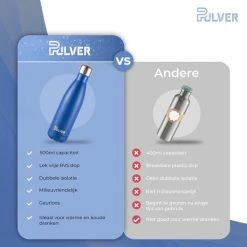 Pulver - Luxe RVS Thermosfles / Drinkfles – BPA Vrij – 500 Ml - Waterfles Met Rietje – Drinkfles – Dubbele Isolatie - Blauw 14 Pulver - Luxe RVS Thermosfles / Drinkfles – BPA Vrij – 500 Ml - Waterfles Met Rietje – Drinkfles – Dubbele Isolatie - Blauw -Flamecan winkel 550x550 502