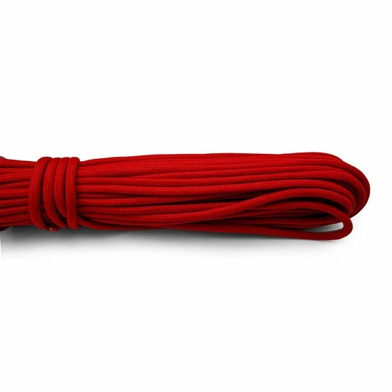 Brute Strength Paracord - Touw - 4 Mm - 30 Meter - Rood - 250 Kg Breekracht 4 Brute Strength Paracord - Touw - 4 Mm - 30 Meter - Rood - 250 Kg Breekracht - Afbeelding 2