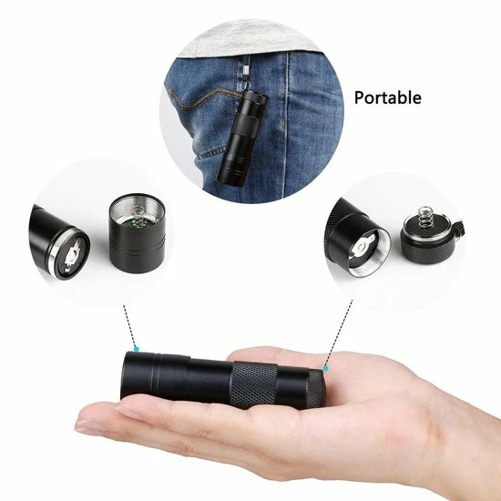 YONO UV Zaklamp LED Blacklight - Vals Geld / Urine Detector Lampje 7 YONO UV Zaklamp LED Blacklight - Vals Geld / Urine Detector Lampje - Afbeelding 5