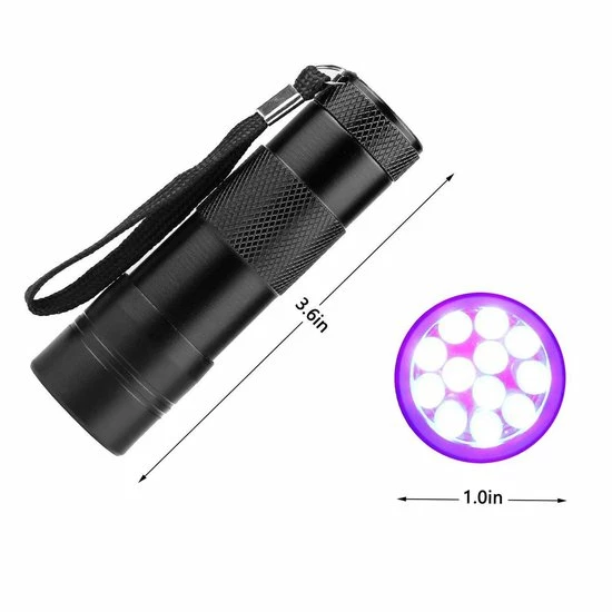 YONO UV Zaklamp LED Blacklight - Vals Geld / Urine Detector Lampje 8 YONO UV Zaklamp LED Blacklight - Vals Geld / Urine Detector Lampje - Afbeelding 6