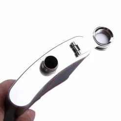 AA Commerce Luxe RVS Leder Drinkfles - 180ml -Flamecan winkel 550x550 546