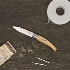 Opinel No. 08 Zakmes - RVS - Spits 10 Opinel No. 08 Zakmes - RVS - Spits -Flamecan winkel 550x550 560