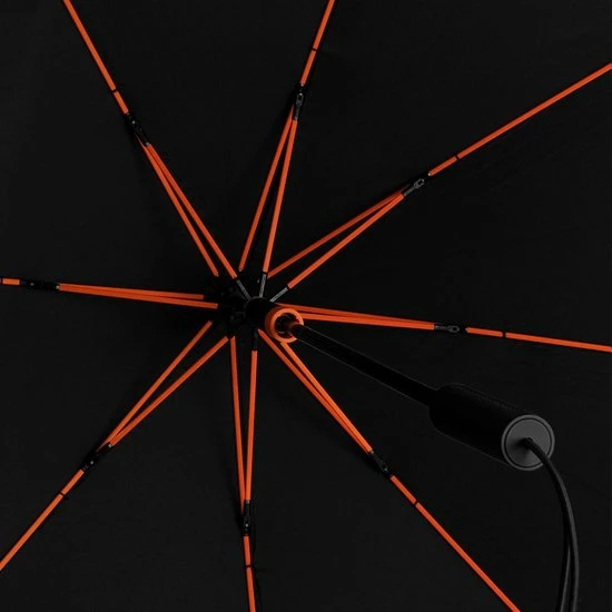 Impliva STORMaxi Stormparaplu - 100km/h - Oranje 6 Impliva STORMaxi Stormparaplu - 100km/h - Oranje - Afbeelding 4