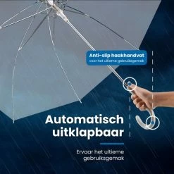 Arsa 2X Transparant Doorzichtige Plastic Stormparaplu 92 Cm - Paraplu – Opvouwbaar - Windproof - Fashionable -Bruiloft – Trouwen – Incl. Beschermhoesje 11 Arsa 2X Transparant Doorzichtige Plastic Stormparaplu 92 Cm - Paraplu – Opvouwbaar - Windproof - Fashionable -Bruiloft – Trouwen – Incl. Beschermhoesje -Flamecan winkel 550x550 650