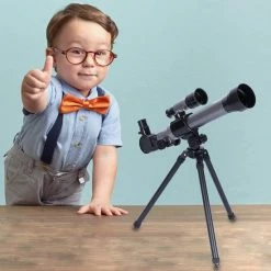 SmartImprove Kindertelescoop (20X-30X-40X) - Verstelbare Wetenschappelijke Astronomische Telescoop Voor Kinderen Voor Beginners Astronomie Sterrenkijken-met Statiefoculairs Kompas Sterrenzoekerlens Kinderspeelgoedset 11 SmartImprove Kindertelescoop (20X-30X-40X) - Verstelbare Wetenschappelijke Astronomische Telescoop Voor Kinderen Voor Beginners Astronomie Sterrenkijken-met Statiefoculairs Kompas Sterrenzoekerlens Kinderspeelgoedset -Flamecan winkel 550x550 655