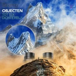 Zoomble® Verrekijker PRO Met Draagtas - Incl. E-Book - 10x42 - Bak-4 - Geschikt Voor Vogelaars - Volwassene - Verkijker - Black Friday 2022 - Sinterklaas -Flamecan winkel 550x550 660