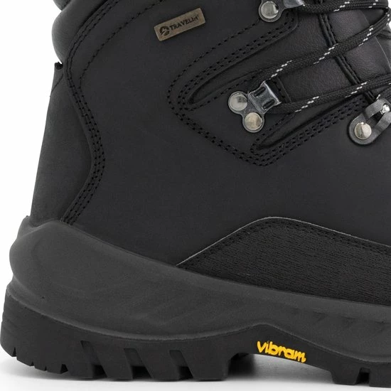 Travelin' Odense Leren Dames Wandelschoenen - VIBRAM Zool - Waterdicht En Ademend - Grijs Leer - Maat 40 9 Travelin' Odense Leren Dames Wandelschoenen - VIBRAM Zool - Waterdicht En Ademend - Grijs Leer - Maat 40 - Afbeelding 7