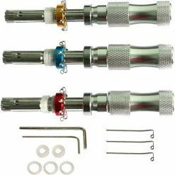 LOCK. LOCK 7 Pin Tubular Lock Pick Set – Verstelbaar 7.0mm 7.5mm 7.8mm Set Van Drie Gereedschappen - Pick-tool Slotenmaker Gereedschapsslot