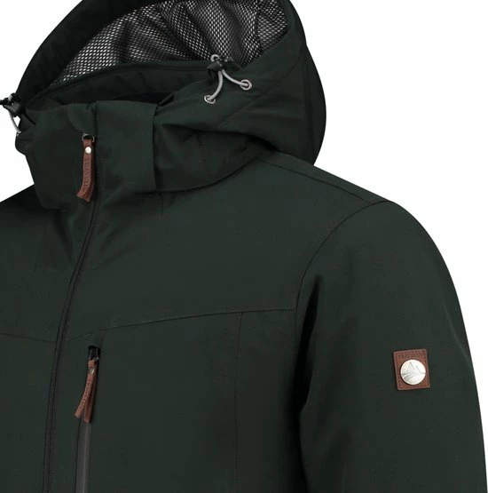Travelin' Jack Thore - Heren Outdoorjas - Waterdicht En Ademend - Groen - Maat XXL 5 Travelin' Jack Thore - Heren Outdoorjas - Waterdicht En Ademend - Groen - Maat XXL - Afbeelding 3