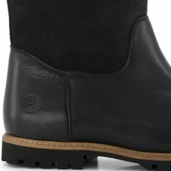 Travelin' Finland Dames - Wolgevoerde Leren Outdoorlaars - Waterdicht Laarzen - Zwart Leer - Maat 38 -Flamecan winkel 550x557 1