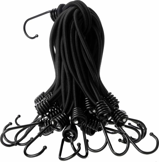 STACK Zeilspanner Met Haak | 10 Stuks - Spanrubbers - Spanelastieken - Spanband Voor Bootzeil/Zeil/Spandoeken 3 STACK Zeilspanner Met Haak | 10 Stuks - Spanrubbers - Spanelastieken - Spanband Voor Bootzeil/Zeil/Spandoeken