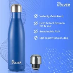 Pulver - Luxe RVS Thermosfles / Drinkfles – BPA Vrij – 500 Ml - Waterfles Met Rietje – Drinkfles – Dubbele Isolatie - Blauw 19 Pulver - Luxe RVS Thermosfles / Drinkfles – BPA Vrij – 500 Ml - Waterfles Met Rietje – Drinkfles – Dubbele Isolatie - Blauw -Flamecan winkel 550x559 8