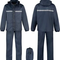 BJØRNSON Dusch Regenpak Dames & Heren - Waterdicht - Maat 3XL - Donkerblauw