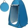 Iso Trade 4 In 1 Pop-up Douchetent Voor Omkleden, Douchen, Toilet En Opslag - 1 Persoons Tent - Camping Douche En Omkleedtent - Inclusief Haringen En Draagtas - 190 X 110 X 110 Cm Blauw -Flamecan winkel 550x583