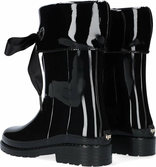 Igor - Regenlaarzen Voor Meisjes - Campera Charol Hoogglans Met Strik - Zwart - Maat 35EU 21 Igor - Regenlaarzen Voor Meisjes - Campera Charol Hoogglans Met Strik - Zwart - Maat 35EU - Afbeelding 19