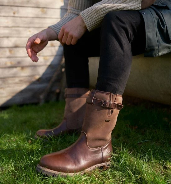 Travelin' Finland Heren - Wolgevoerde Leren Outdoorlaars - Waterdicht Laarzen - Donkerbruin Leer - Maat 44 8 Travelin' Finland Heren - Wolgevoerde Leren Outdoorlaars - Waterdicht Laarzen - Donkerbruin Leer - Maat 44 - Afbeelding 6