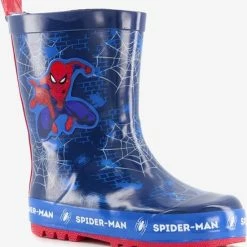 Spider-Man Kinder Regenlaarzen - Blauw - Maat 27