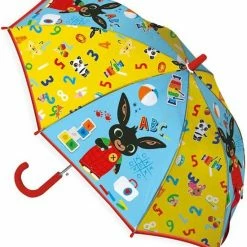 Bing Kinderparaplu 42 Cm Pvc/fiberglass Geel/lichtblauw
