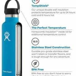 Hydro Flask Standard Mouth Flex Cap Drinkfles (621 Ml) - Olive -Flamecan winkel 550x617 2