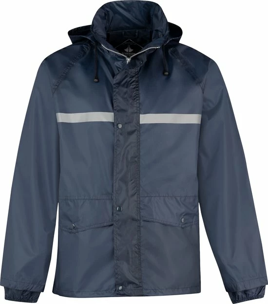 BJØRNSON Dusch Regenpak Dames & Heren - Waterdicht - Maat 3XL - Donkerblauw 25 BJØRNSON Dusch Regenpak Dames & Heren - Waterdicht - Maat 3XL - Donkerblauw - Afbeelding 23