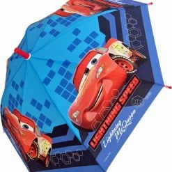 Disney Kinderparaplu Jongens Cars 38 Cm Polyester Blauw
