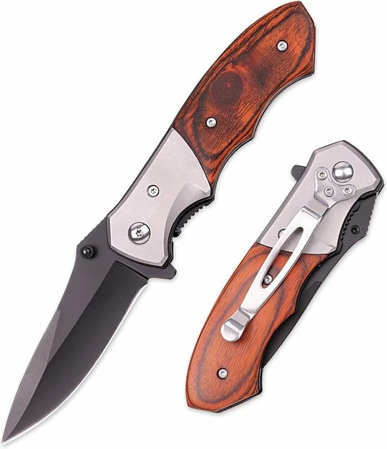 Xinbigo Zakmes - Knife - Zwart Blad - Black Blade - Survival Mes - Jachtmes - Outdoor - Camping - Kamperen - 3 Xinbigo Zakmes - Knife - Zwart Blad - Black Blade - Survival Mes - Jachtmes - Outdoor - Camping - Kamperen -