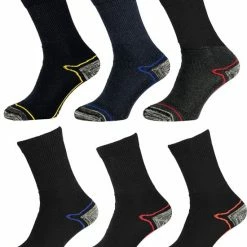 Apollo Wandelsokken 6 Paar Assorti Kleuren Maat 43/46