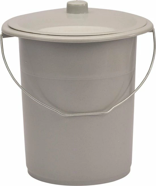 D&L Toiletemmer | Nachtemmer | Wc Emmer Met Deksel, 13 L. 3 D&L Toiletemmer | Nachtemmer | Wc Emmer Met Deksel, 13 L.